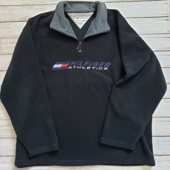 VINTAGE '90s TOMMY HILFIGER FLEECE JACKET - Picture 6 of 9